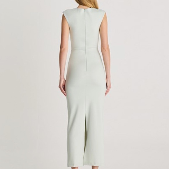 ROMY SCUBA GATHERED DRESS MINT - L - Picture 2 of 6